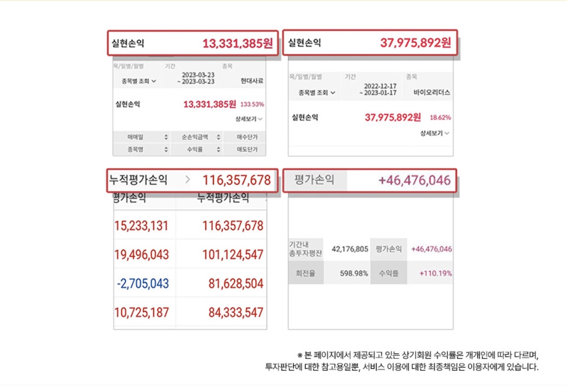 실제 달성자 이용후기 증빙 이미지